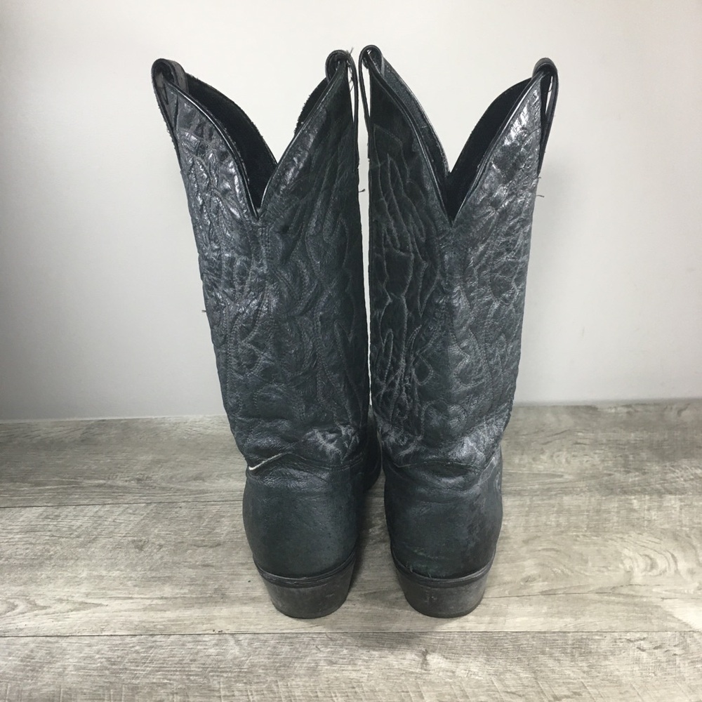 Laredo Men's 7640 East Bound Cowboy Western Pull On Mens Boots Vintage Size 10 - Picture 7 of 12